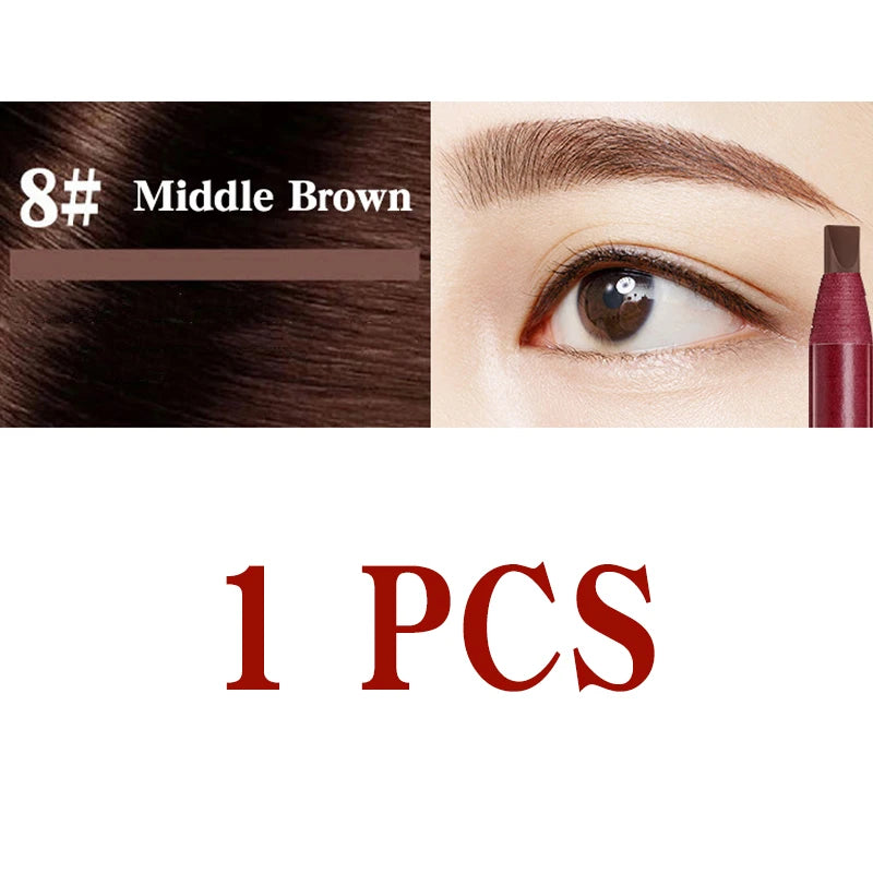 Eyebrow Pencil Cosmetic China High Quality Professional Waterproof Original Brown Makeup Beauty Pencil Natural Long-Lasting