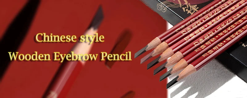 Eyebrow Pencil Cosmetic China High Quality Professional Waterproof Original Brown Makeup Beauty Pencil Natural Long-Lasting