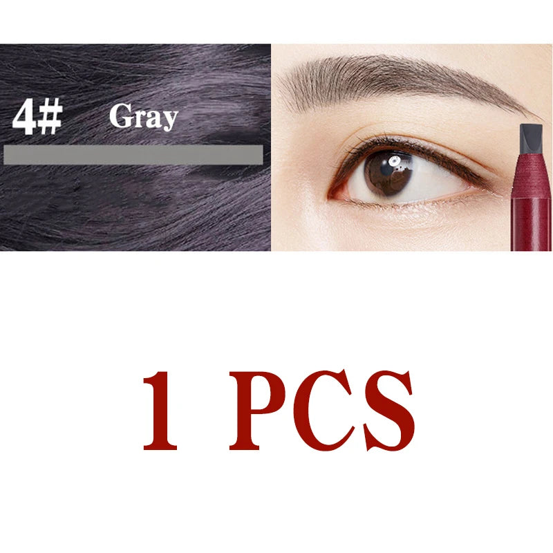 Eyebrow Pencil Cosmetic China High Quality Professional Waterproof Original Brown Makeup Beauty Pencil Natural Long-Lasting