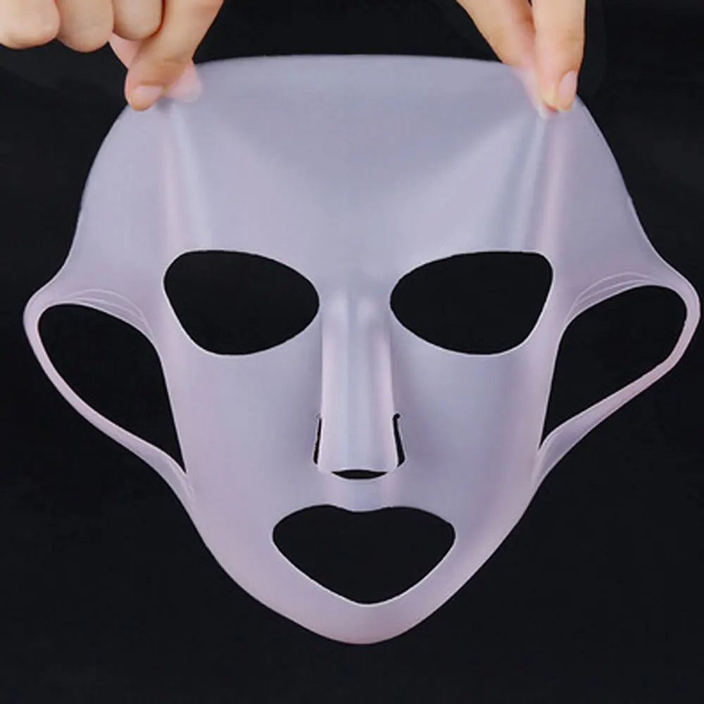 Silicone World Silicone Face Mask Reusable Moisturizing Lifting Firming Anti Wrinkle Face Firming Gel Sheet Mask Skin Care