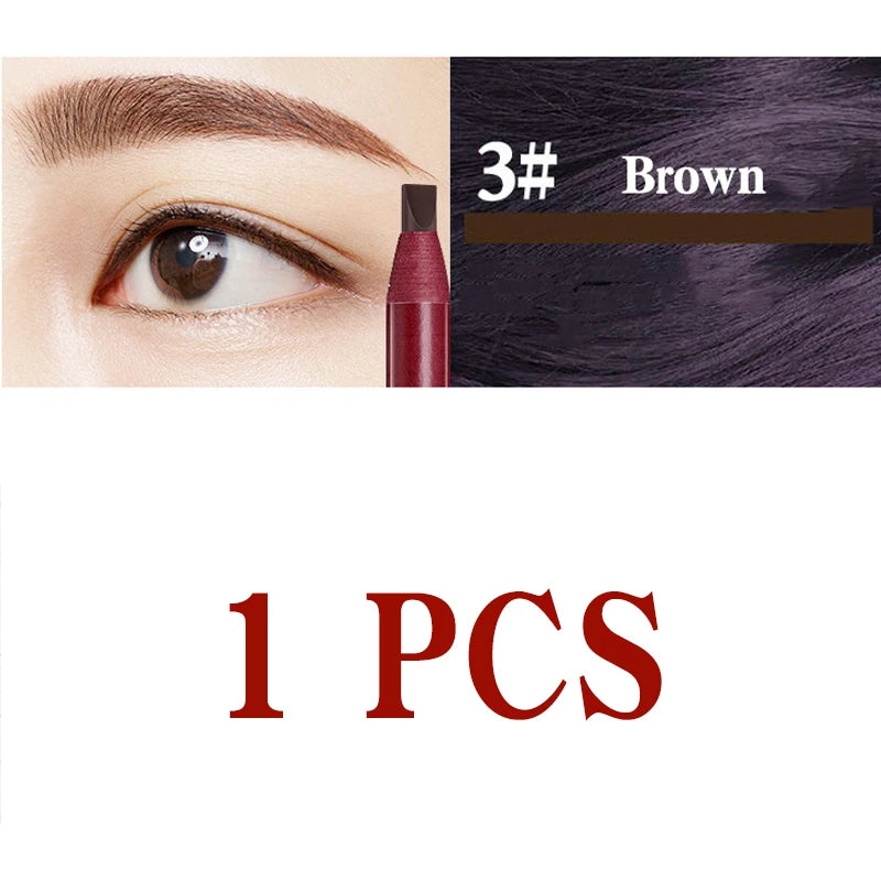 Eyebrow Pencil Cosmetic China High Quality Professional Waterproof Original Brown Makeup Beauty Pencil Natural Long-Lasting