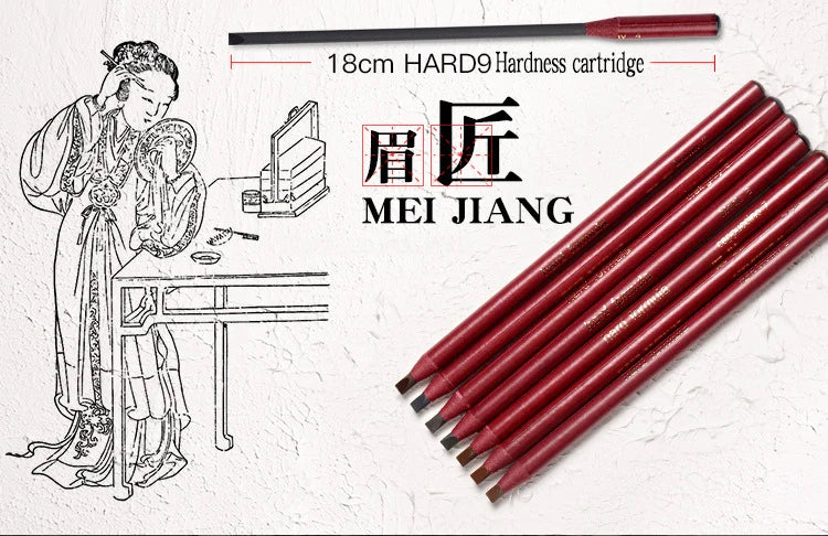 Eyebrow Pencil Cosmetic China High Quality Professional Waterproof Original Brown Makeup Beauty Pencil Natural Long-Lasting