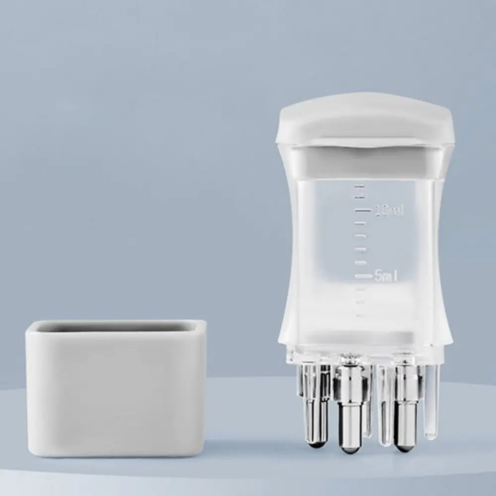 Portable Mini Scalp Applicator Plastic 10ML Liquid Guiding Comb with Scale Hair Roots Massager Scalp Treatment