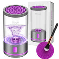 Electric Makeup Brush Cleaner - 7000 RPM Makeup Brush Cleaning Machine, Waterproof Automatic Makeup Brush Cleaner with Mat