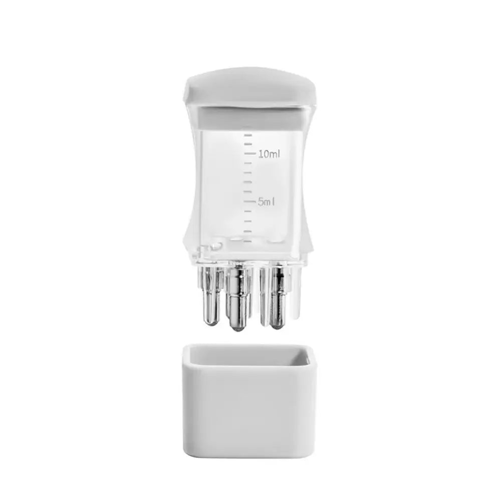 Portable Mini Scalp Applicator Plastic 10ML Liquid Guiding Comb with Scale Hair Roots Massager Scalp Treatment