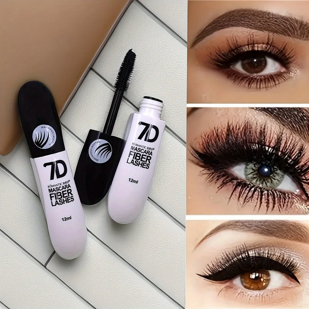 1/2/3PCS 9D Fiber Mascara Set Waterproof Durable Curling Mascara Sweatproof Anti-smudge Slimming Base Mascara for all skin types