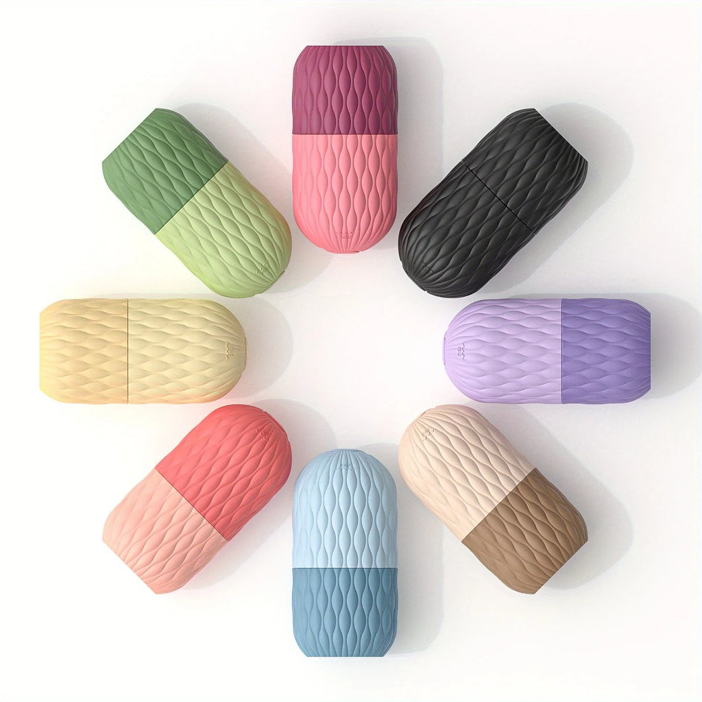 Ice Roller for Face and Eye Reusable Silicone Ice Facial Roller Ice Holder Ice Mold Skin Care Ice Cube Roller for Shrink Pores
