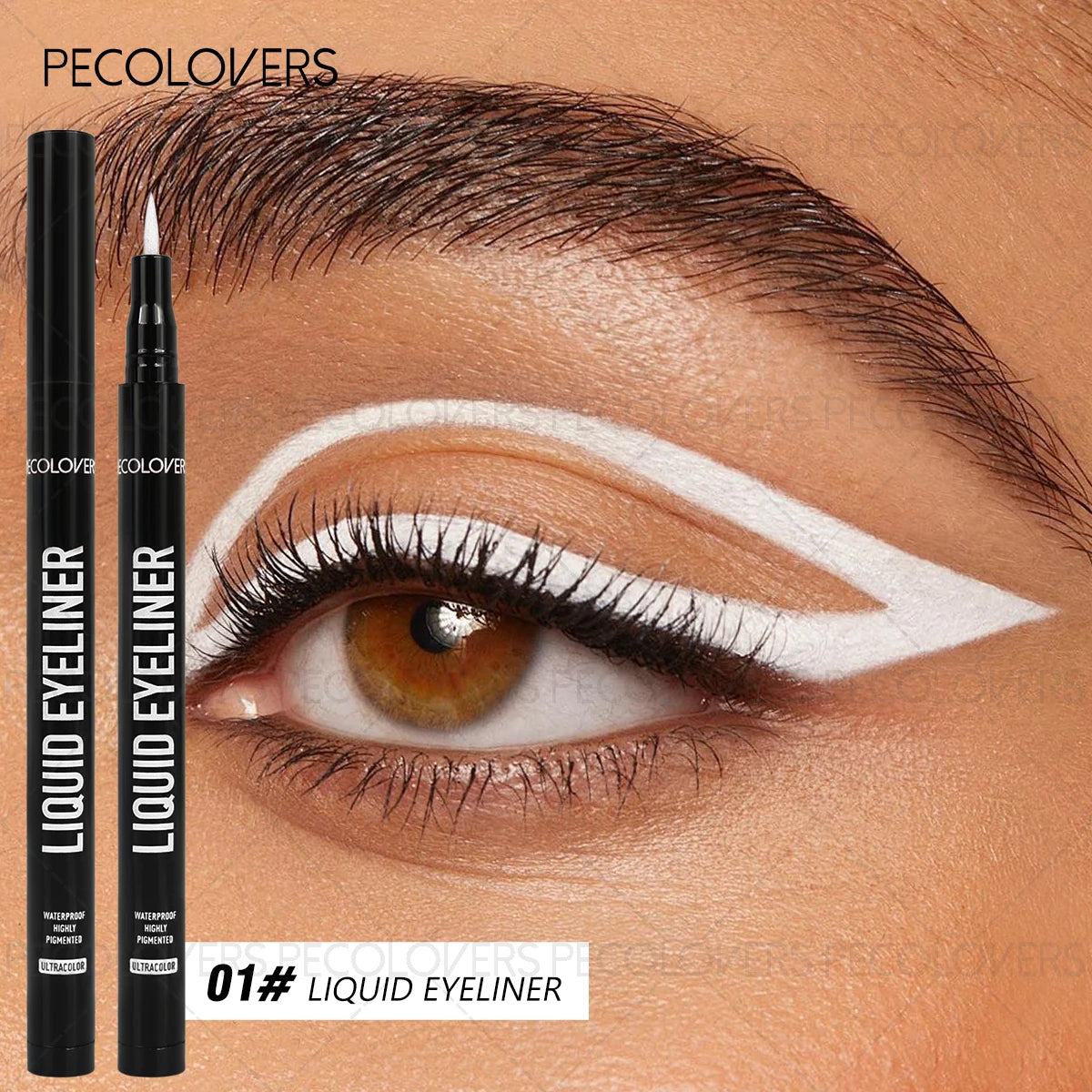 1PC Waterproof & Long-Lasting Liquid Eyeliner - No-Smudge, Smooth Application, Creating A Charming Daily Makeup