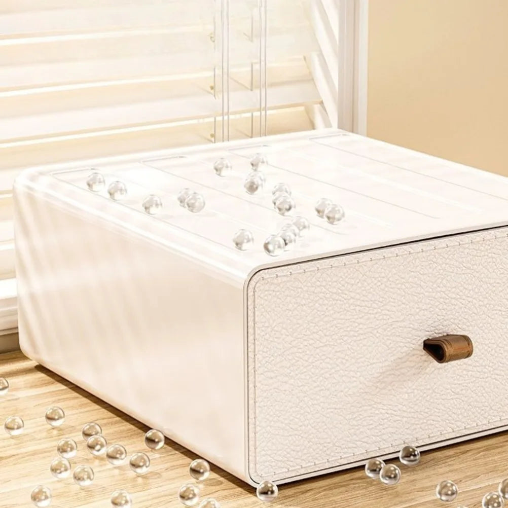 Cream Style Desktop Organizer Living Room Sundry Items Organizer Boxes Desktop Makeup Organizer Stationery Organizers Gift