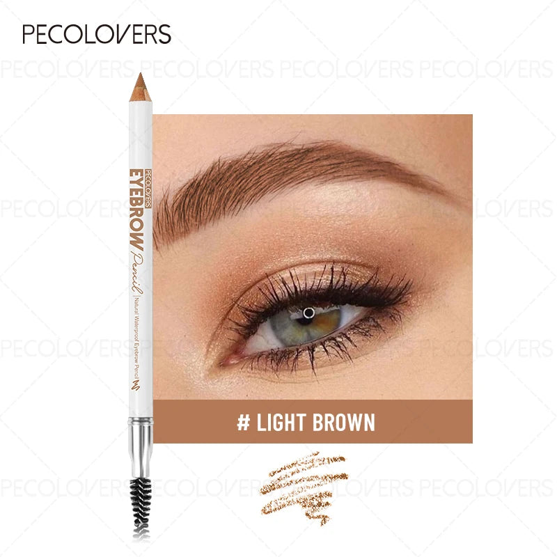 1PC Eyebrow Pencil, Fill Eyebrow Gaps, Waterproof and Sweatproof, Long-lasting, Hair-fluid Eyebrows, Eyebrow Cosmetics