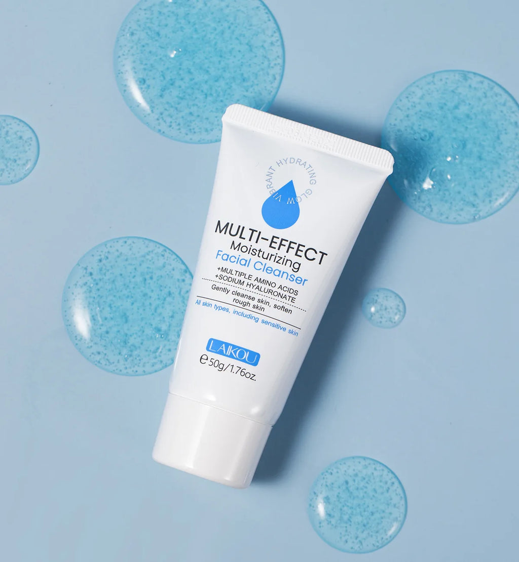 Facial Cleanser Deep Cleansing Foam Remove Dark Spots Acne Mark Pores Refining Blackheads Oil Control Face Wash Scrub Face Gel