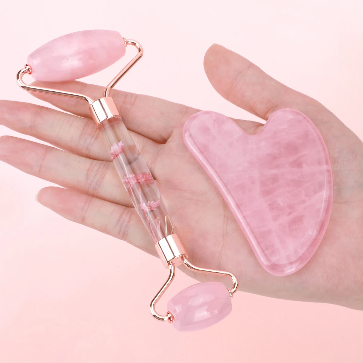 Gua Sha&Jade Roller Set Natural Jade Massager For Face Neck Body Care Beauty Health Skin Care Tools Facial Slim Lift Scraping