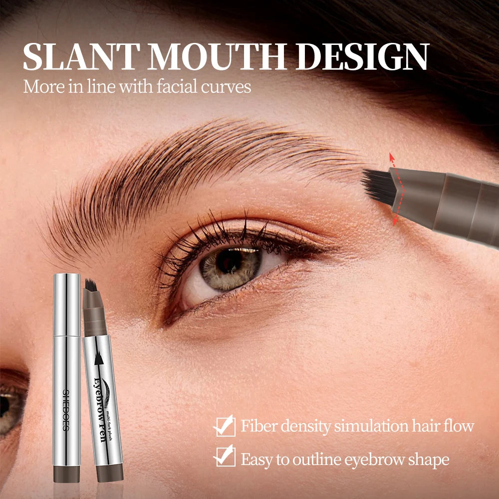 1PC Eyebrow Pencil Waterproof, Sweat Resistant, Long-Lasting, Quick Drying, Smooth and Non Smudging, Outlining Natural Eyebrow S