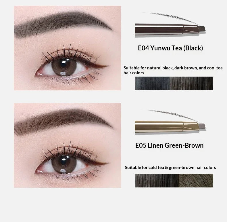 Eyebrow Pencil - Precise Fill And Shape Eyebrow Defining Pencil - Hair-Like Strokes - Long-Lasting - Smudge-Proof - Waterproof