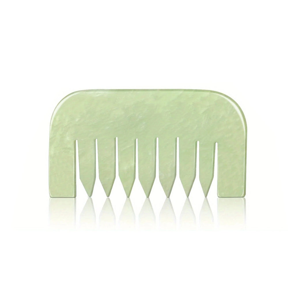 Jade Head Comb Massager Hair Comb Scalp Massager Scalp Care Massage Tool Home and Salon Use Manual Skin Massage Board