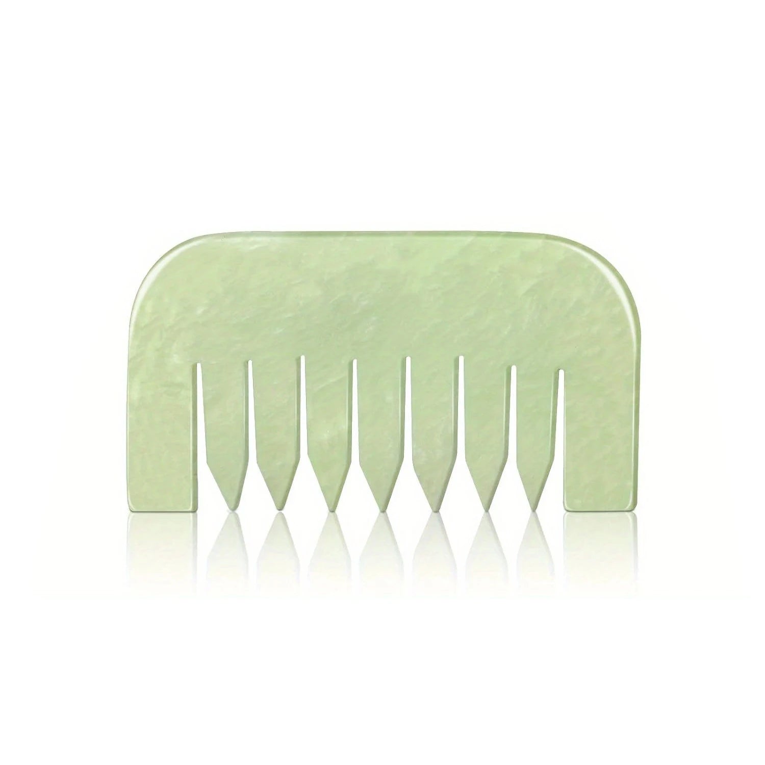Jade Head Comb Massager Hair Comb Scalp Massager Scalp Care Massage Tool Home and Salon Use Manual Skin Massage Board