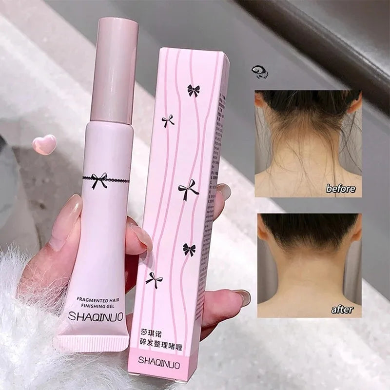 Hair Wax Stick Styling Gel for Smooth Out Frizzy Hair Shaping Transparent Non-greasy Finishing Gel Styling Hair Mess Fixed Gel