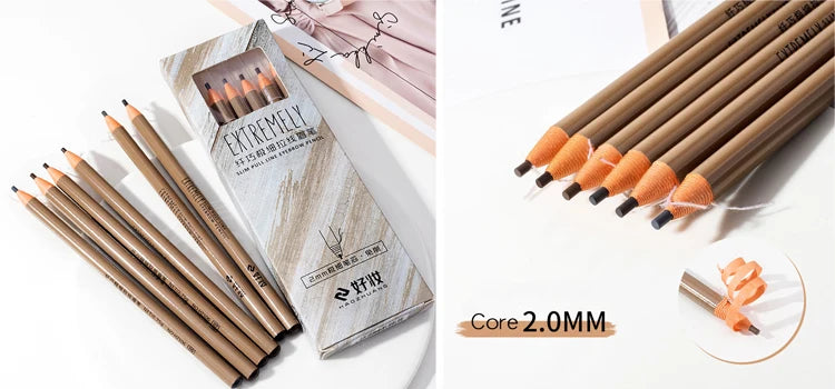 Eyebrow Pencil Cosmetic China High Quality Professional Waterproof Original Brown Makeup Beauty Pencil Natural Long-Lasting