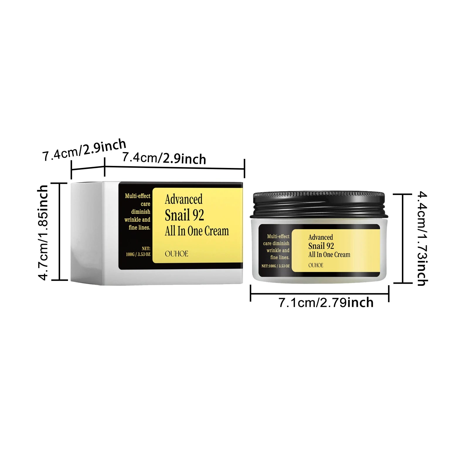 Snail 92 Mucin Power Essence/Cleanser/Cream Moisturizing Smoothing Nourishing Korean Cosmetics Facial Skin Eye Care Product