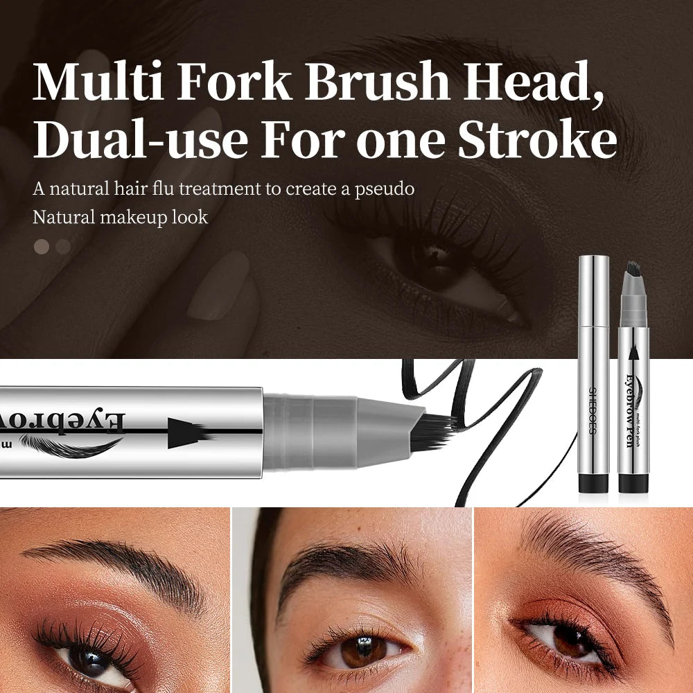 1PC Eyebrow Pencil Waterproof, Sweat Resistant, Long-Lasting, Quick Drying, Smooth and Non Smudging, Outlining Natural Eyebrow S