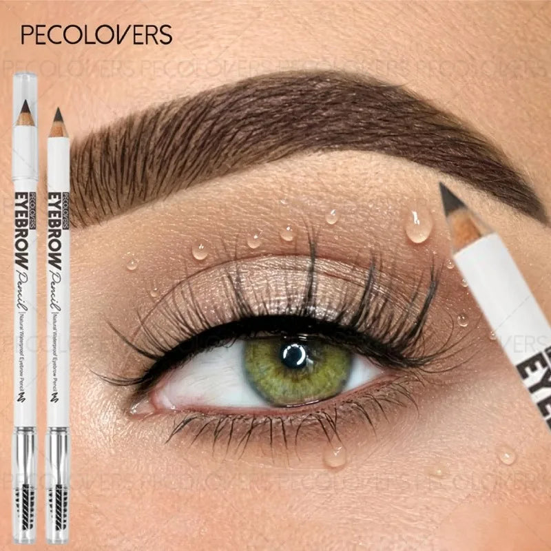 1PC Eyebrow Pencil, Fill Eyebrow Gaps, Waterproof and Sweatproof, Long-lasting, Hair-fluid Eyebrows, Eyebrow Cosmetics