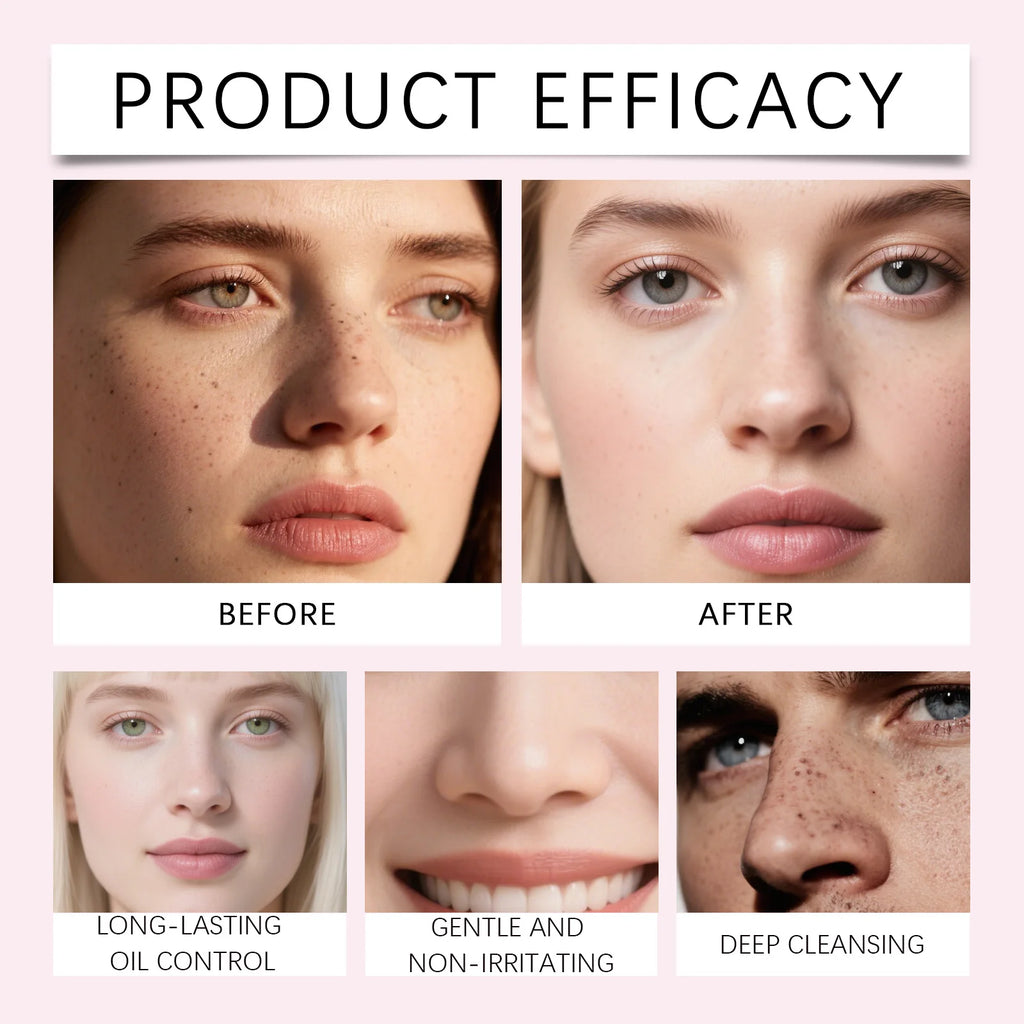 5 in 1 Moisturizing Facial Cleanser Refreshed Cleansing Makeup Remover Brightening Hydrating Light Texture Rich Foam Cleanser