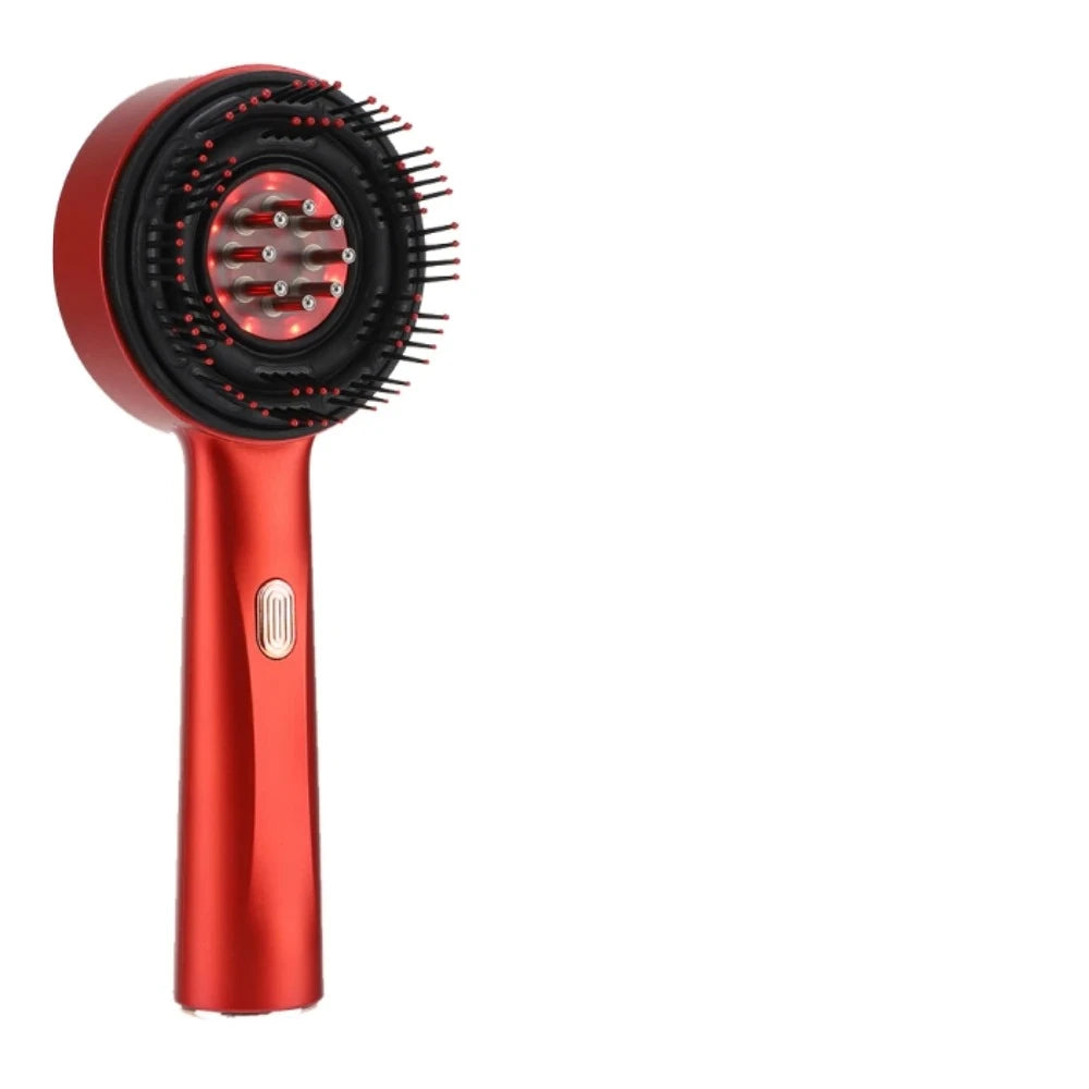 Electric Scalp Massage Comb for Growth Scalp Oil Applicator Hair Care 660nm Red Light Head Massager Improve Hair Loss Brush