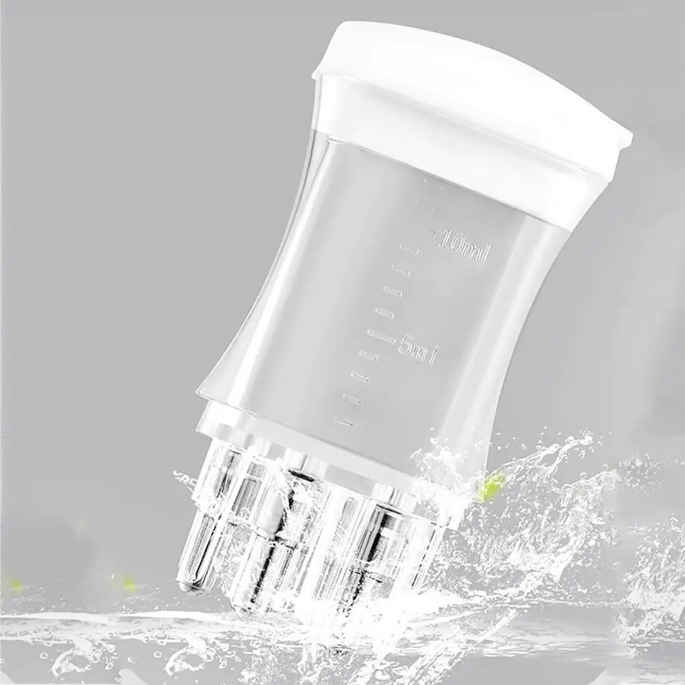 Portable Mini Scalp Applicator Plastic 10ML Liquid Guiding Comb with Scale Hair Roots Massager Scalp Treatment