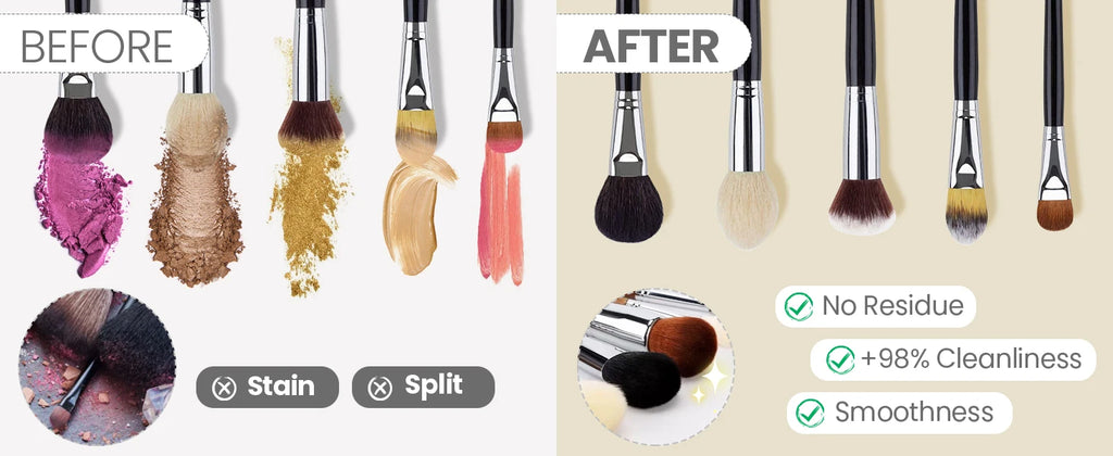 Electric Makeup Brush Cleaner - 7000 RPM Makeup Brush Cleaning Machine, Waterproof Automatic Makeup Brush Cleaner with Mat