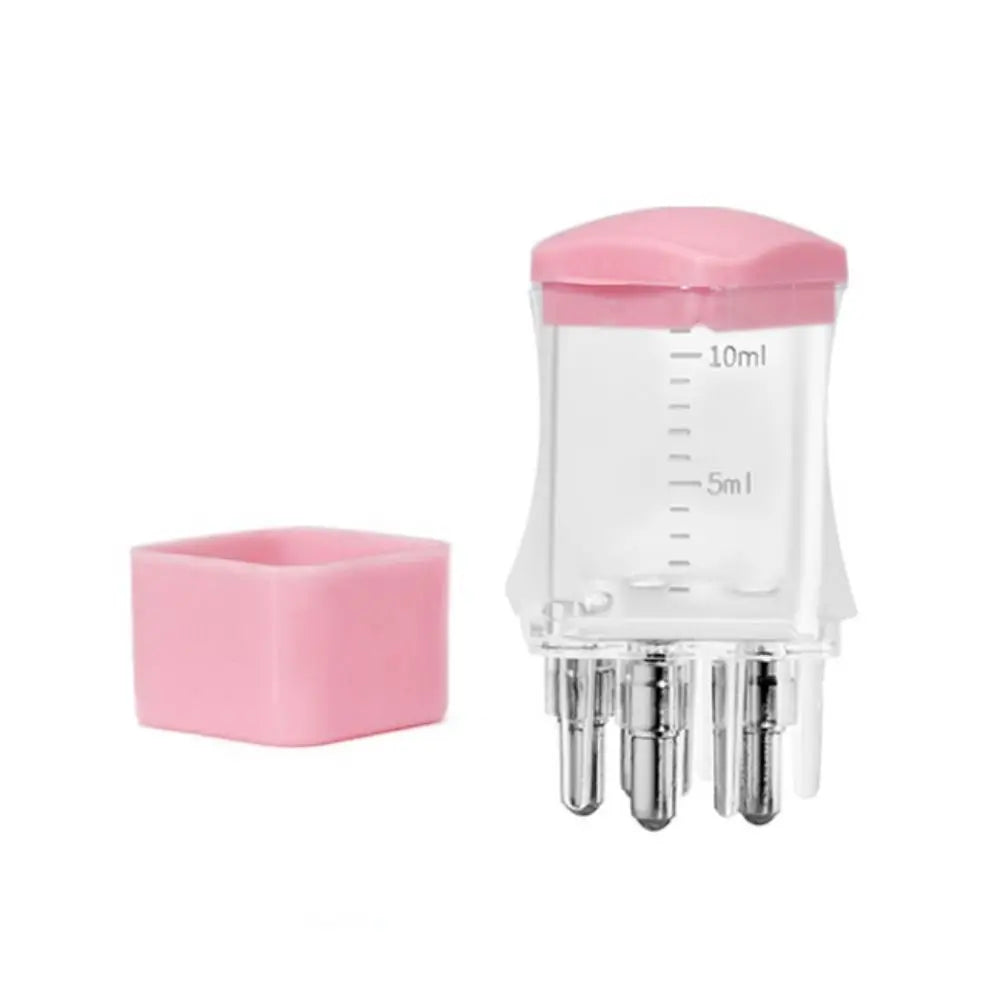 Portable Mini Scalp Applicator Plastic 10ML Liquid Guiding Comb with Scale Hair Roots Massager Scalp Treatment