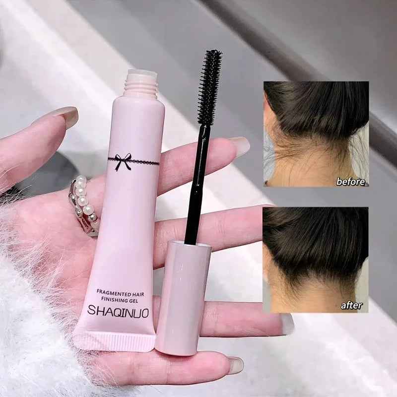 Hair Wax Stick Styling Gel for Smooth Out Frizzy Hair Shaping Transparent Non-greasy Finishing Gel Styling Hair Mess Fixed Gel