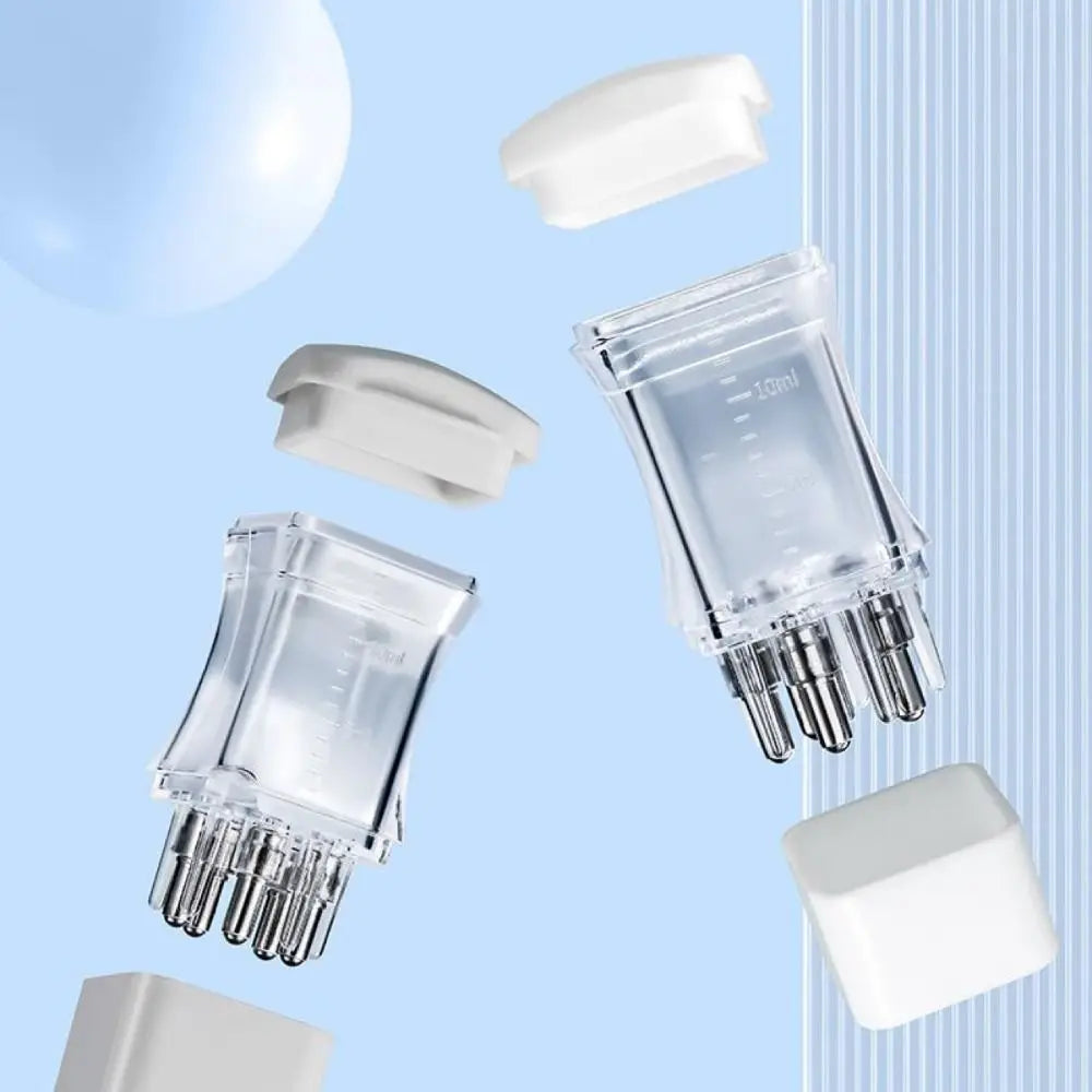 Portable Mini Scalp Applicator Plastic 10ML Liquid Guiding Comb with Scale Hair Roots Massager Scalp Treatment