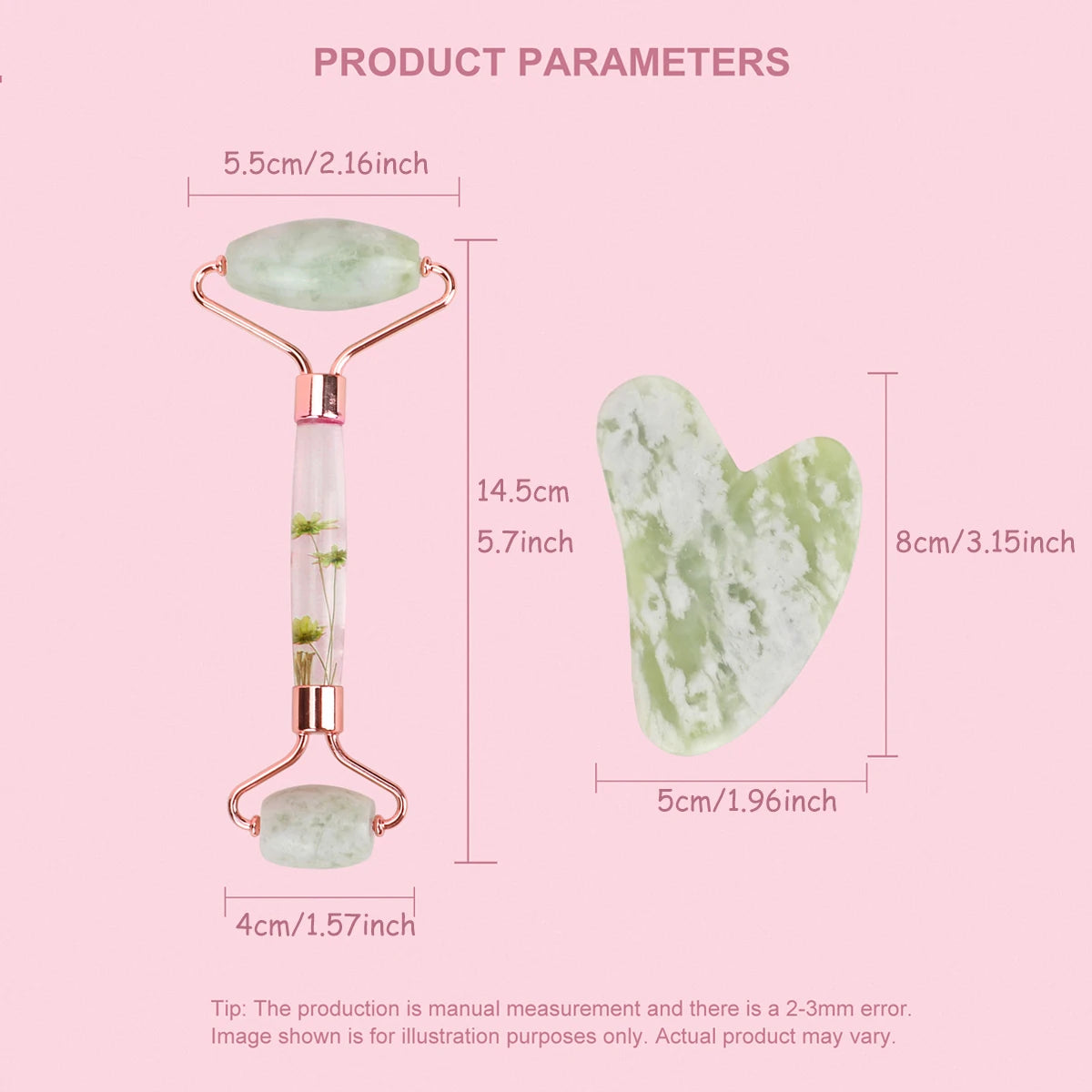 Gua Sha&Jade Roller Set Natural Jade Massager For Face Neck Body Care Beauty Health Skin Care Tools Facial Slim Lift Scraping