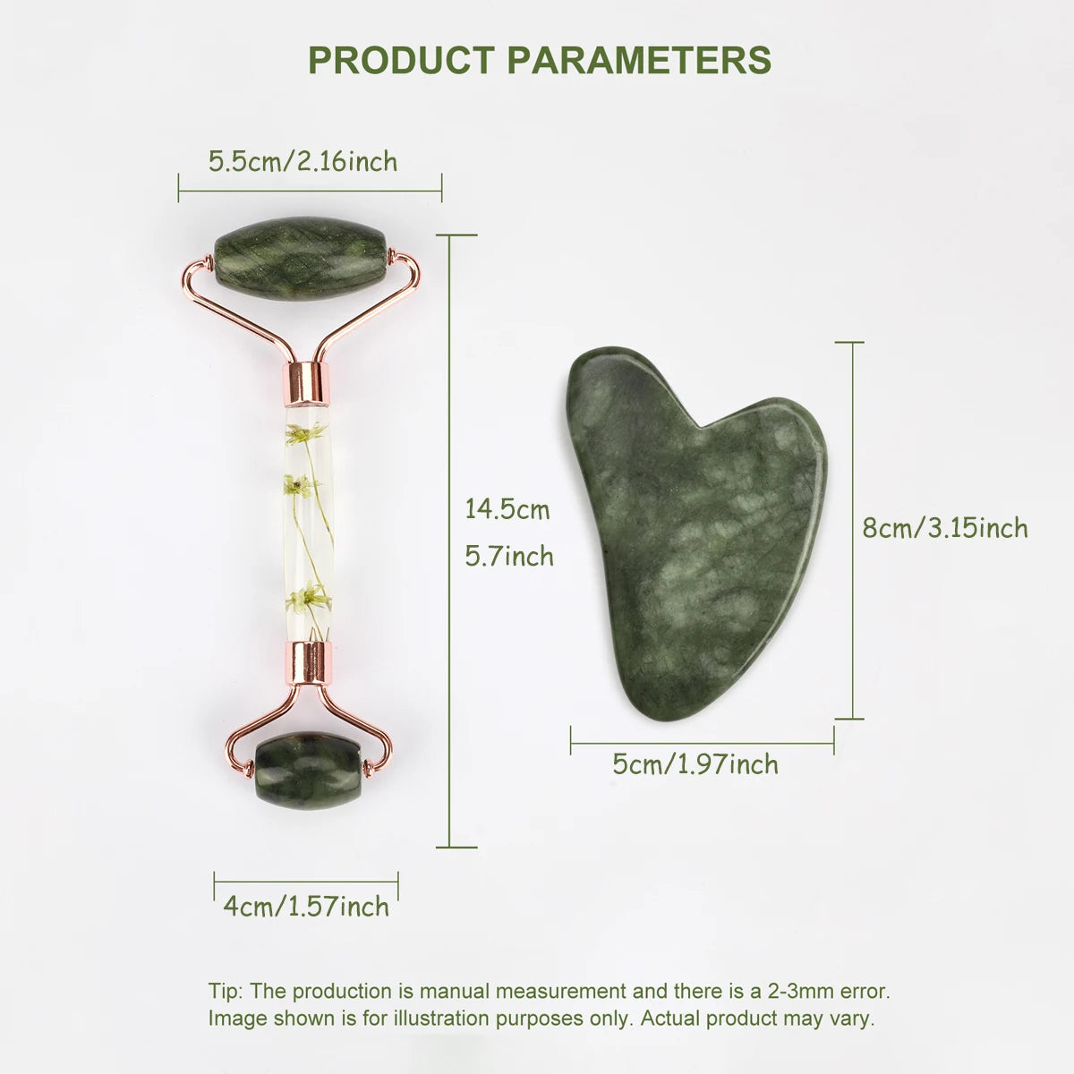 Gua Sha&Jade Roller Set Natural Jade Massager For Face Neck Body Care Beauty Health Skin Care Tools Facial Slim Lift Scraping