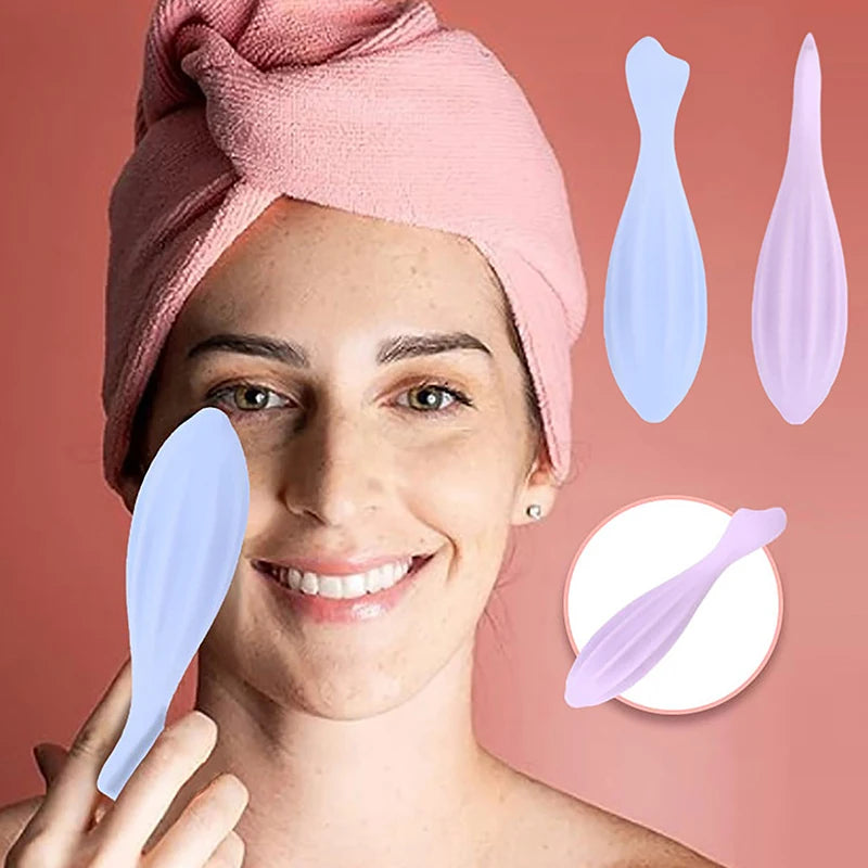 Face Roller For Face And Eye Face Beauty Roller Skin Care Tools Gua Sha Face Massage Silicone Face Roller Beauty