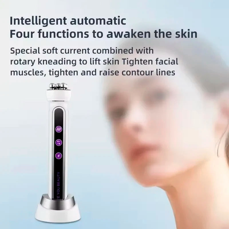Elvaro 3-in-1 RF & EMS Facial Roller – Skin Tightening & Rejuvenation Device