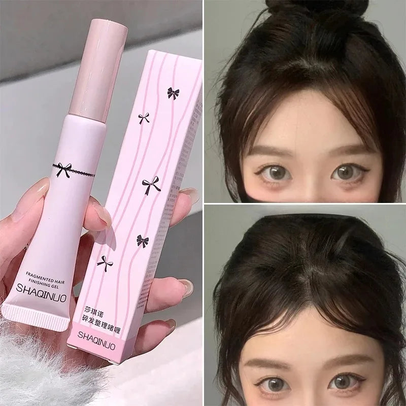 Hair Wax Stick Styling Gel for Smooth Out Frizzy Hair Shaping Transparent Non-greasy Finishing Gel Styling Hair Mess Fixed Gel