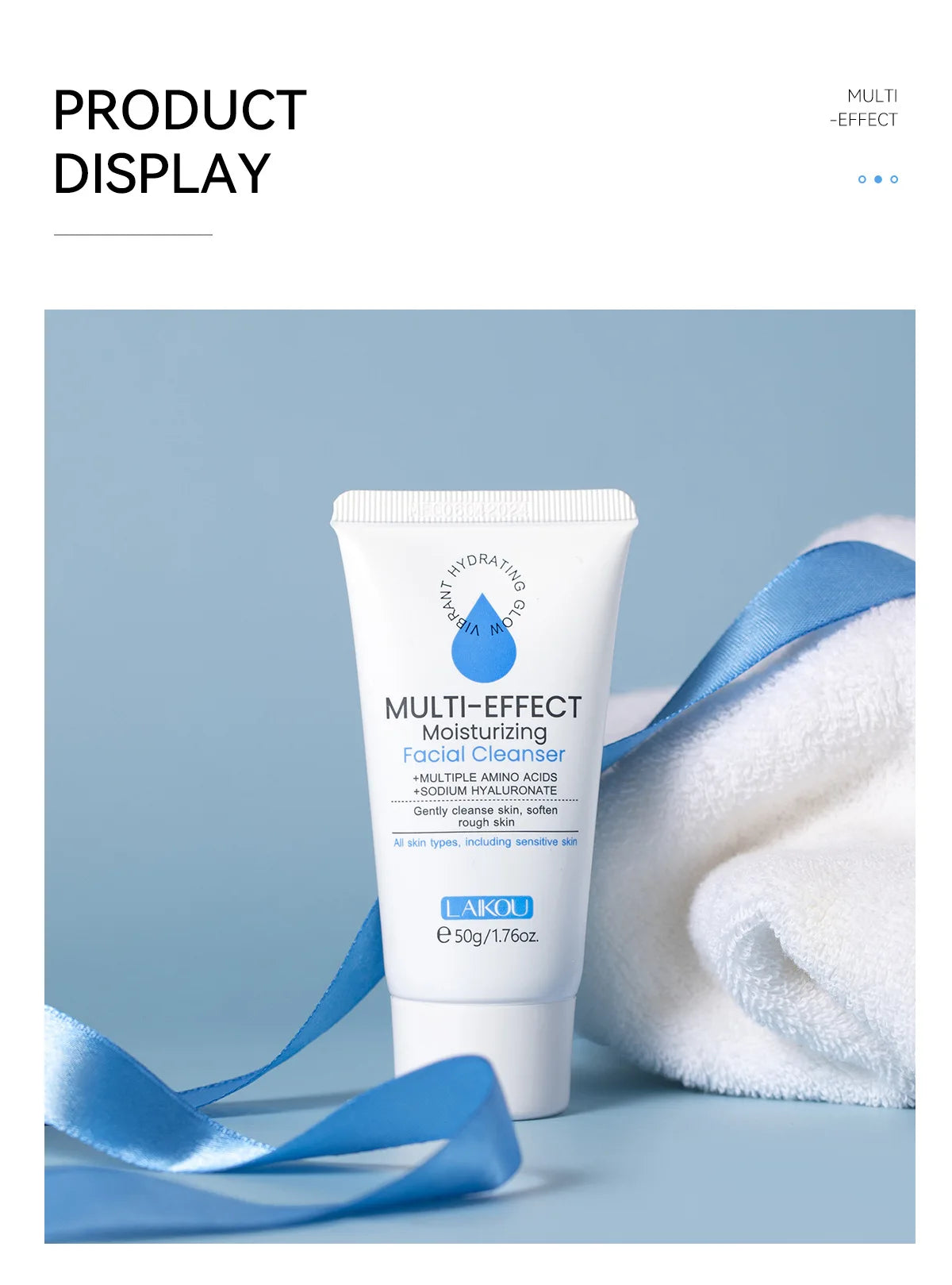 Facial Cleanser Deep Cleansing Foam Remove Dark Spots Acne Mark Pores Refining Blackheads Oil Control Face Wash Scrub Face Gel