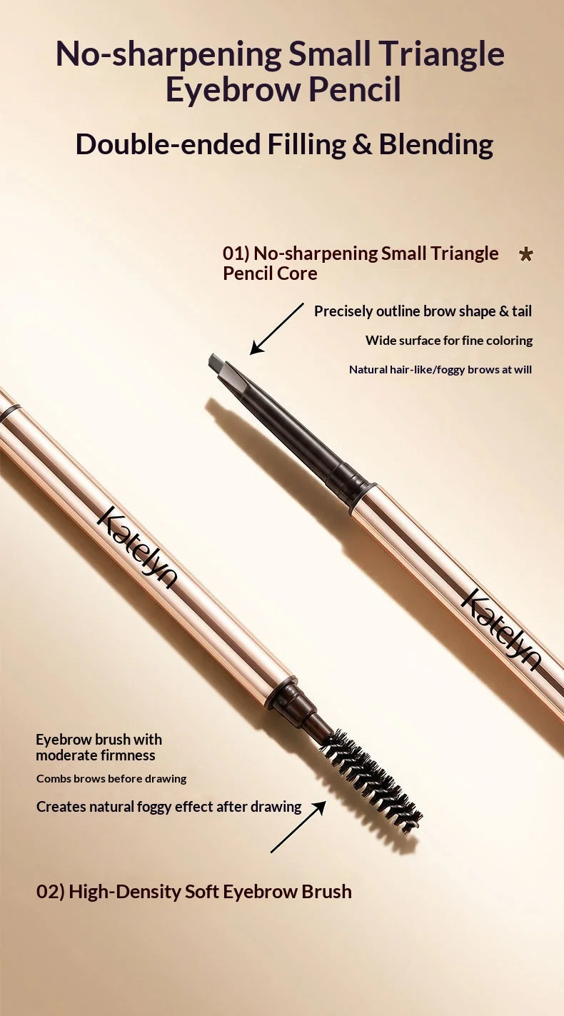 Eyebrow Pencil - Precise Fill And Shape Eyebrow Defining Pencil - Hair-Like Strokes - Long-Lasting - Smudge-Proof - Waterproof