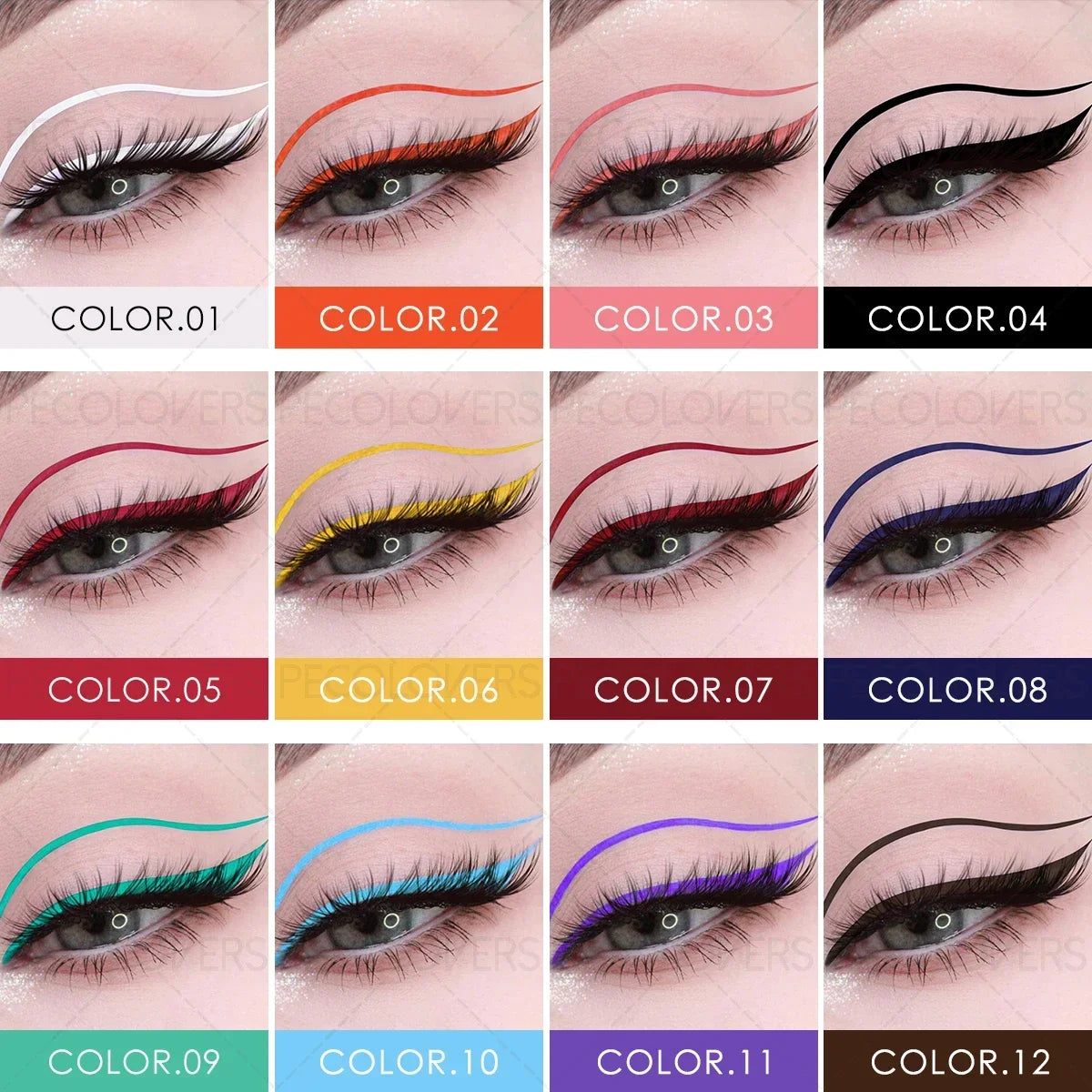 1PC Waterproof & Long-Lasting Liquid Eyeliner - No-Smudge, Smooth Application, Creating A Charming Daily Makeup