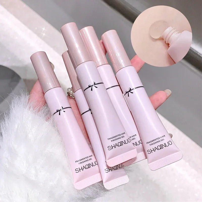 Hair Wax Stick Styling Gel for Smooth Out Frizzy Hair Shaping Transparent Non-greasy Finishing Gel Styling Hair Mess Fixed Gel