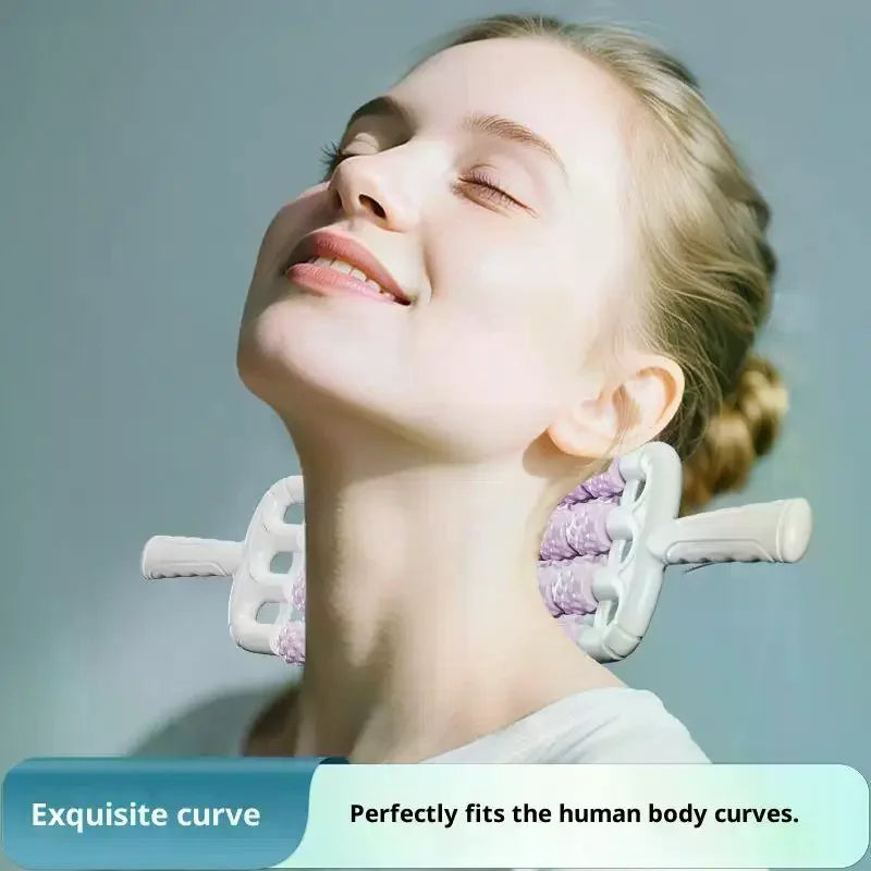 Flexible Muscle Massage Roller For Leg Back Body Relaxation Portable Yoga Deep Tissue Knobbed Roller Fitness Recovery Tool