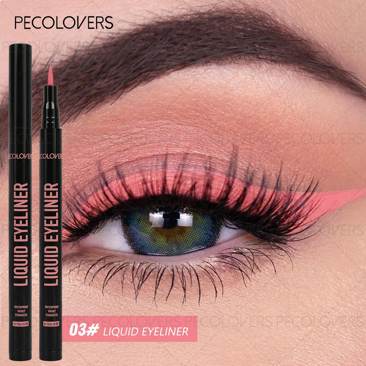 1PC Waterproof & Long-Lasting Liquid Eyeliner - No-Smudge, Smooth Application, Creating A Charming Daily Makeup