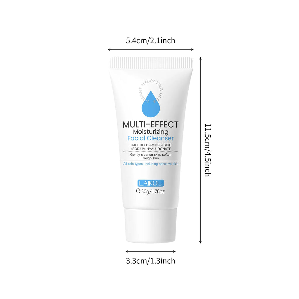 Facial Cleanser Deep Cleansing Foam Remove Dark Spots Acne Mark Pores Refining Blackheads Oil Control Face Wash Scrub Face Gel
