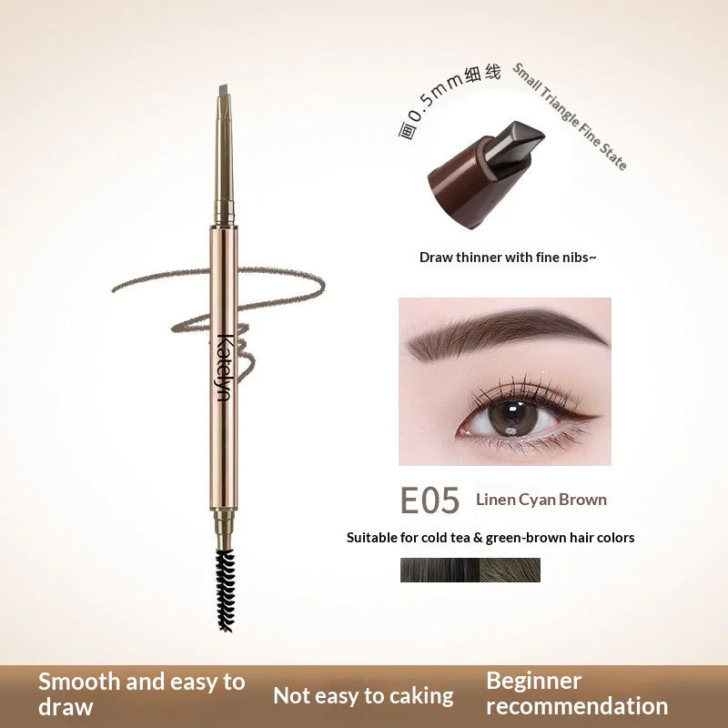 Eyebrow Pencil - Precise Fill And Shape Eyebrow Defining Pencil - Hair-Like Strokes - Long-Lasting - Smudge-Proof - Waterproof