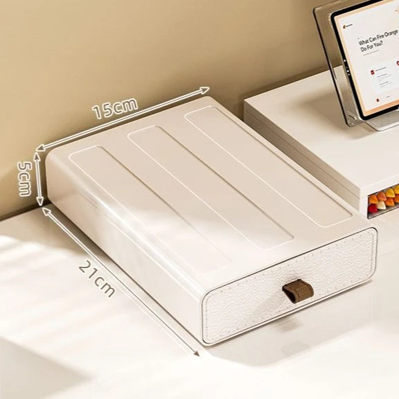 Cream Style Desktop Organizer Living Room Sundry Items Organizer Boxes Desktop Makeup Organizer Stationery Organizers Gift