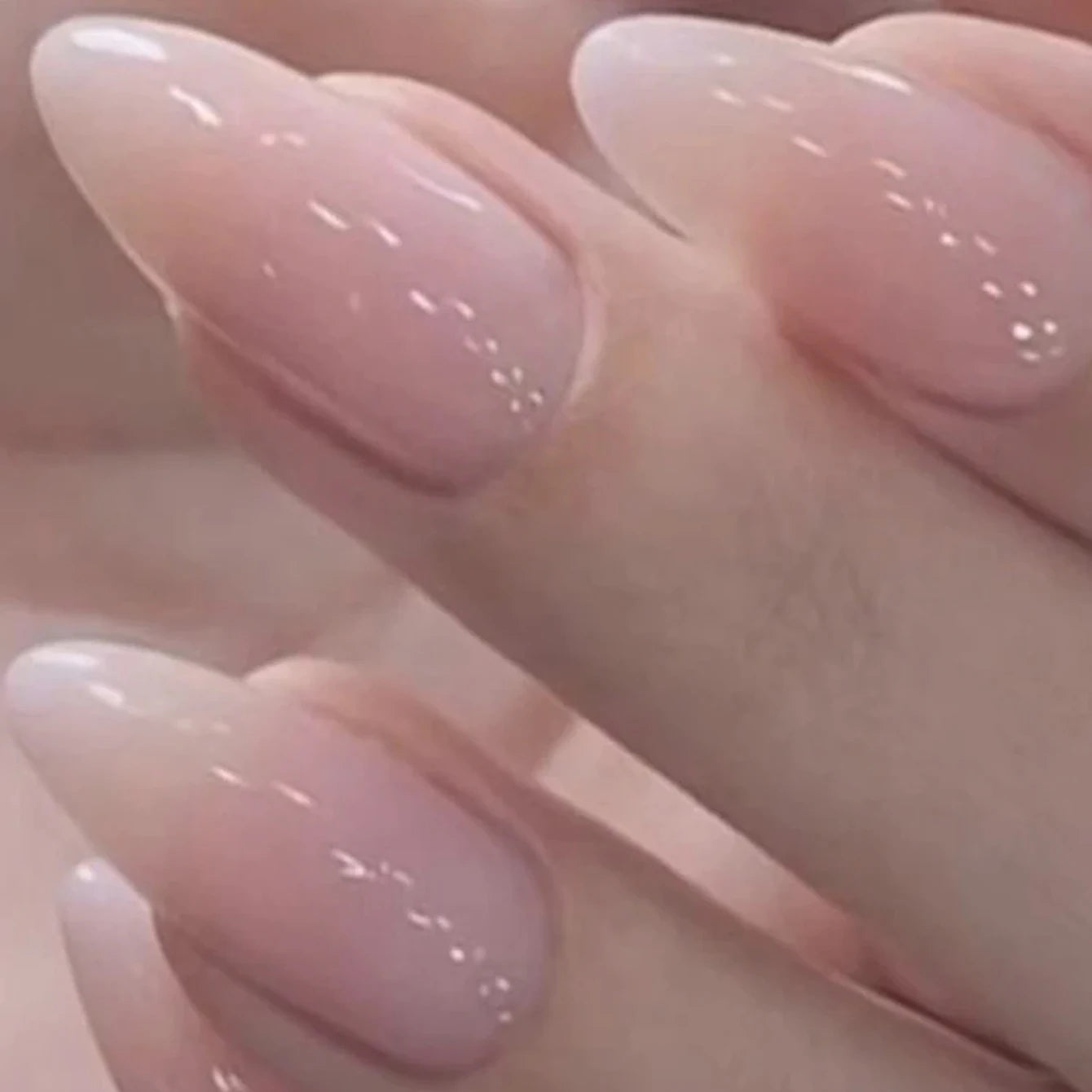 Short Press on Nails, BettyCora Square 24 Pcs Spring Summer Gel Press-On Acrylic Fake False Gel Nails Manicure Set for