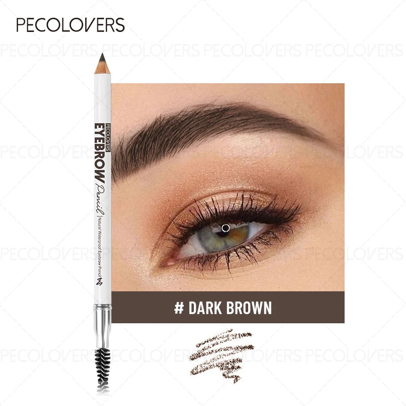1PC Eyebrow Pencil, Fill Eyebrow Gaps, Waterproof and Sweatproof, Long-lasting, Hair-fluid Eyebrows, Eyebrow Cosmetics