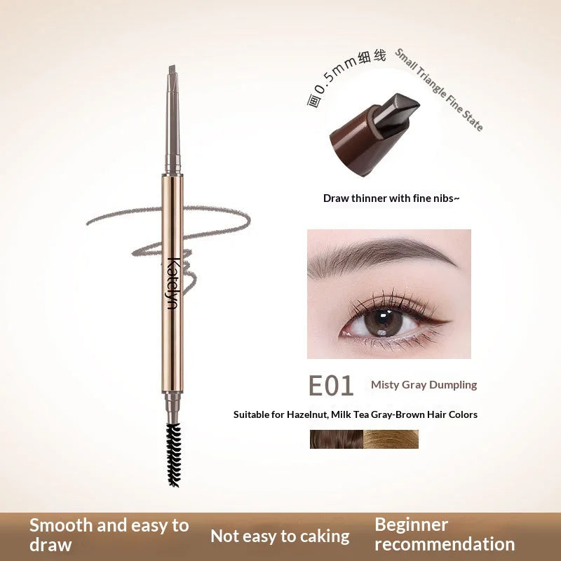 Eyebrow Pencil - Precise Fill And Shape Eyebrow Defining Pencil - Hair-Like Strokes - Long-Lasting - Smudge-Proof - Waterproof