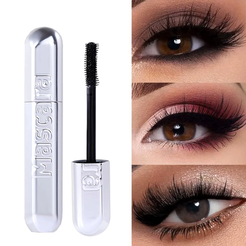 Waterproof Mascara, Long and Curly, Long-Lasting and Set, Silky Smooth, Natural Makeup Look, Lasting Makeup Effect